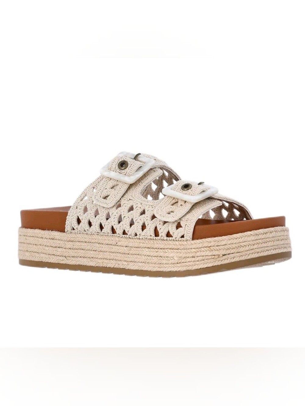 Madden NYC Unique Boho Chic Woven Platform Size 7 New!!